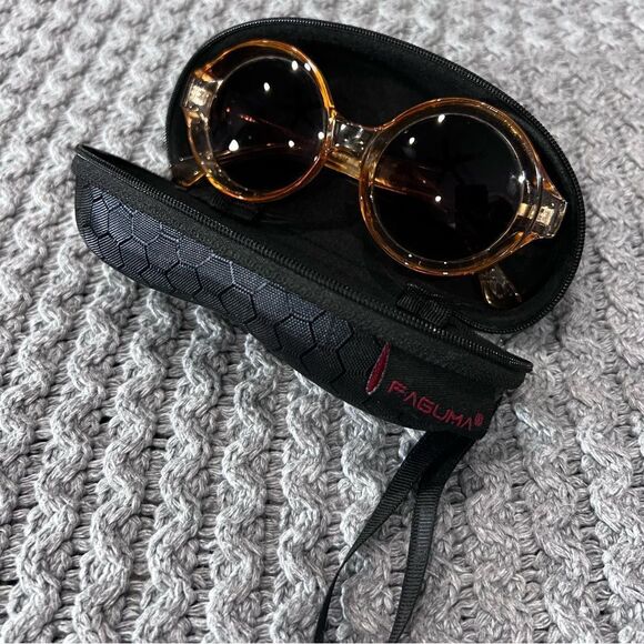 Quay Australia Sunglasses 1521 Peach Cat Eye Sunnies - Picture 7 of 13